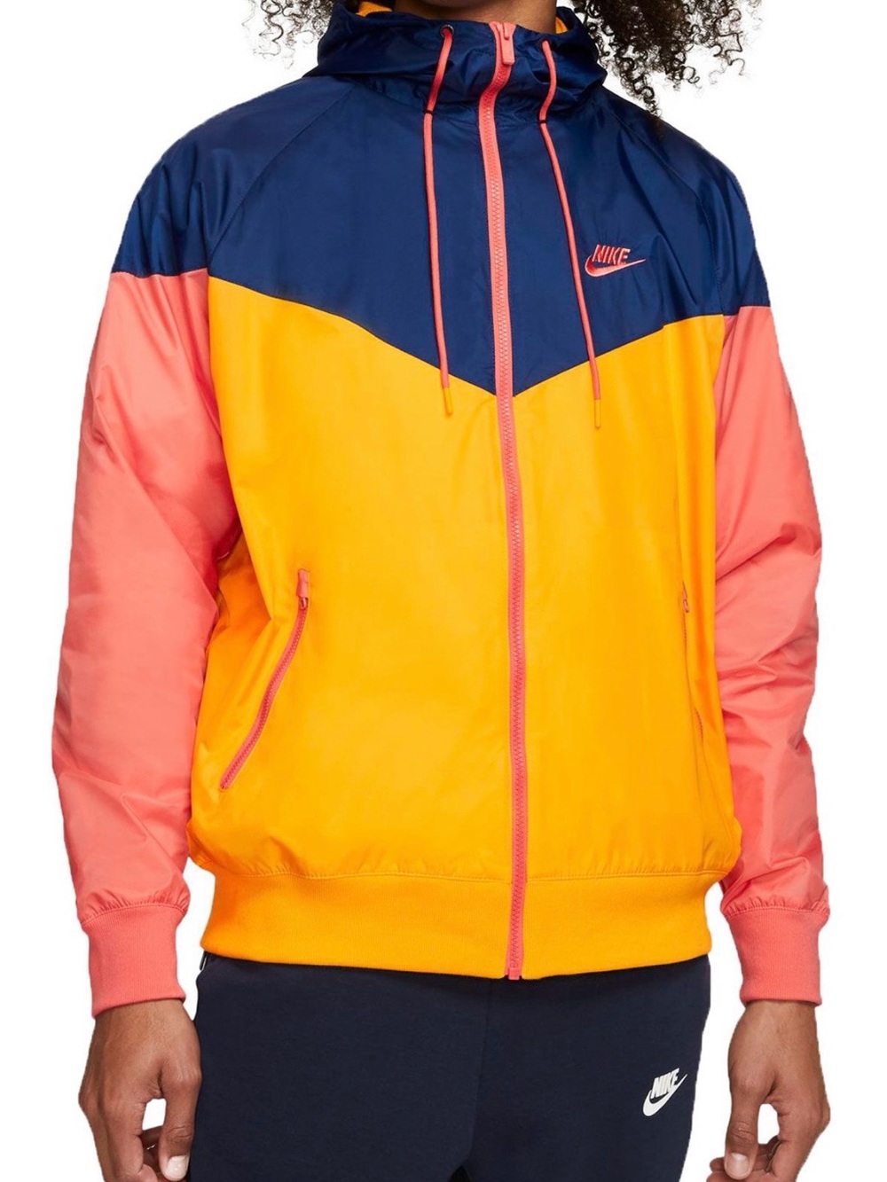 Nike sportswear Windrunner hoodedWindbreaker Jacket coat men’s Small $115